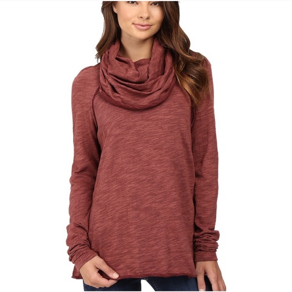 Free People Tops - Free People Beach Cocoon Cowl Neck Top Size Small